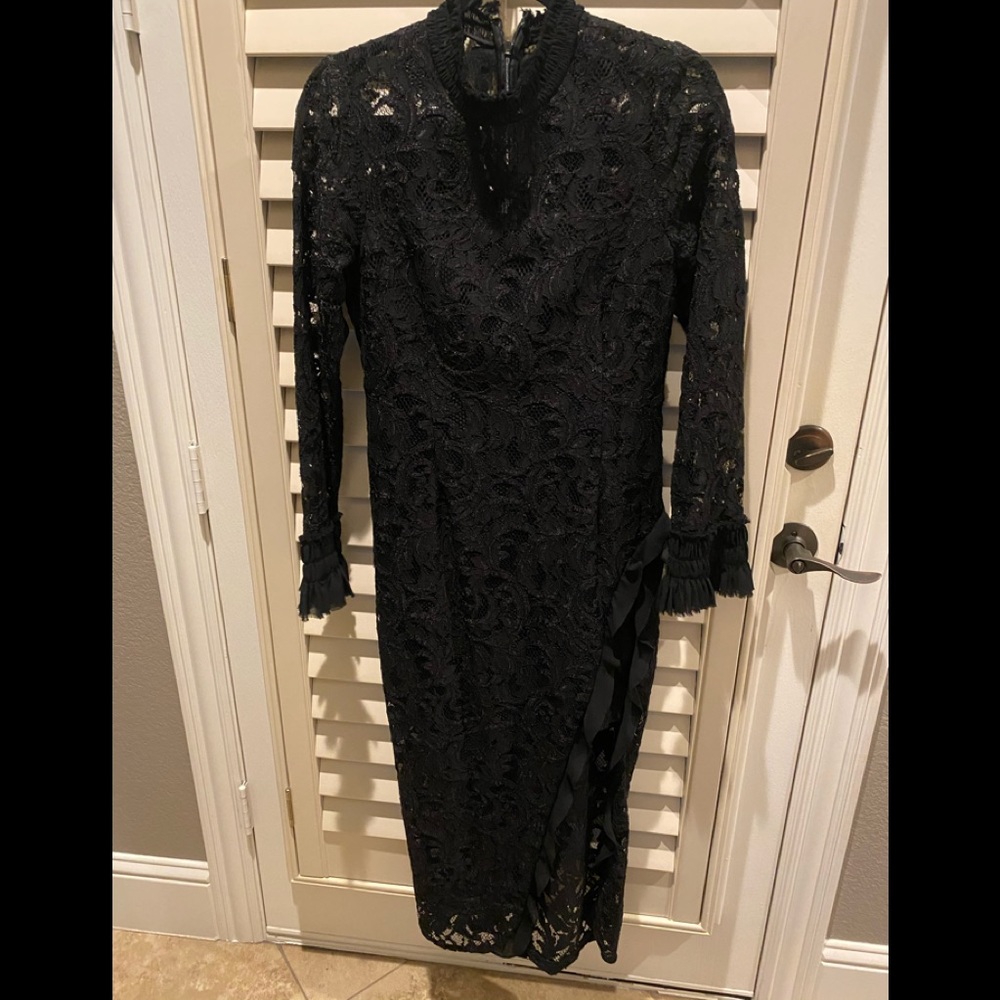 Black lace formal Alexis dress